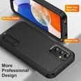 thumbnail image 4 of for Samsung Galaxy A14 5G Case, Samsung A14 5G Phone Case with Built in Kickstand, Shockproof/Dustproof/Drop Proof Military Grade Protective Cover for Galaxy A14 5G 6.6" Black, 4 of 7