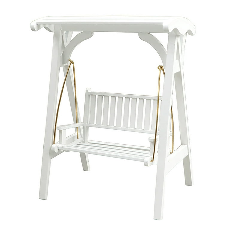Metal Chair Swing Fairy Garden Furniture Outdoor Landscape Decor Dollhouse Bench Metal Chair Swing Fairy Garden Furniture Outdoor Landscape Decor Dollhouse Bench