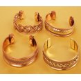 thumbnail image 5 of Sunsoul By Touchstone Indian Handcrafted Twisted Braids Jewelry 4 Bracelets In Gold Tone For Women., 5 of 8