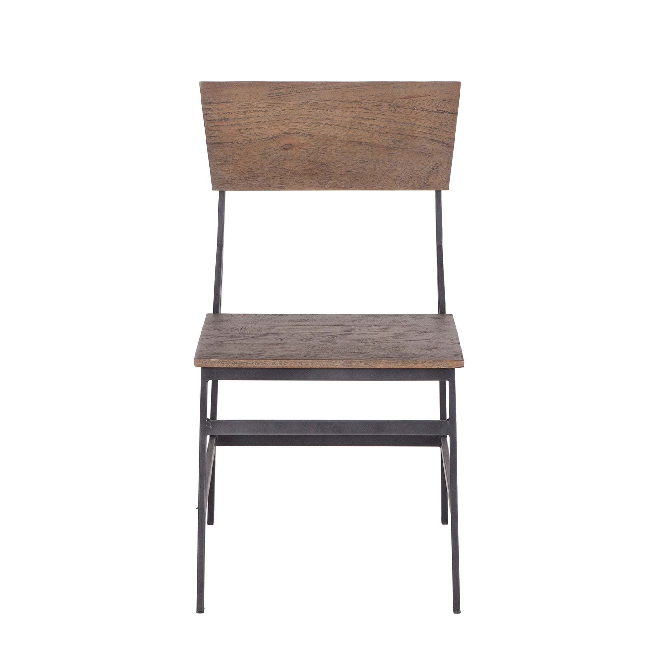 Home Trends and Design Edinburgh Set of 2 Mango Wood Dining Chairs