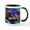 White/Black Inside, variant on CafePress - Monet Water Lilies 1916 Mug - 11 oz Ceramic Mug - Novelty Coffee Tea Cup