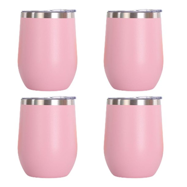 Vino De Acero Inoxidable De 12 Oz, Tazas De Café De Viaje Sin Tallo, Taza De Cáscara De Huevo Antideslizante Para Agua, Champán, Cerveza Cateissary HA041063-03