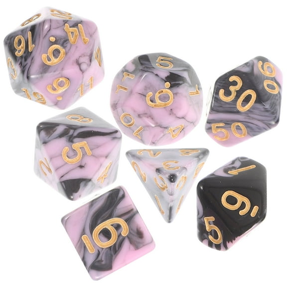 Luxshiny 14 Dices of Standard Game Dices Multi-sided Party Dices for Parties