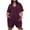 Purple, variant on Jamicy Women's Jumpsuits, Rompers & Overalls 2025 Summer Wear Women's Oversized Zippered Loose Casual Short Sleeved Jumpsuit Shorts Jumpsuit Zip Back Romper Shorts