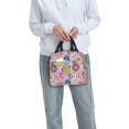 thumbnail image 6 of Picia Cartoon Donuts Printed Lunch box Lunch bag for Men Women Large Capacity Lunchbox Reusable Lunch Bags Insulated Lunch Bag Lunch Box Cooler, 6 of 6