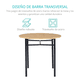 thumbnail image 5 of Mesa de comedor redonda 80 cm FurnitureR BADMAN desk, 5 of 12