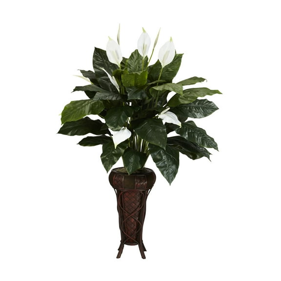 Nearly Natural Spathyfillium with Stand Silk Plant