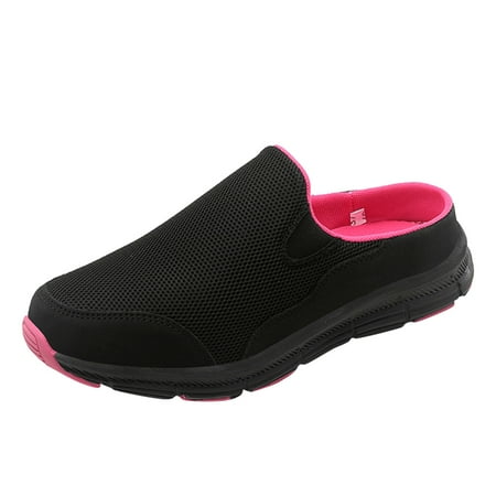 

ASEIDFNSA Leopard Boots Women Womens Flip Flop Shoes Women S Comfortable Wrap Half Slipper Flat Bottom Soft Mesh Sports Casual Shoes