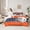 Orange Navy, variant on Feelyou Rugby Sport Player Twin Bedding Sets 7-Piece for Teens, Red Navy Cartoon Bedding Comforter Set, Football Soccer Theme Reversible Sheet Sets, Luxury Bedroom Decor