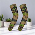 thumbnail image 5 of Children's Camouflage Cooling Arm Sleeves Kids UV Protection Sunscreen Quick Dry Straight Arm Guards for Outdoor Sports Cycling Running Fishing Everyday Casual Activewear Accessory, 5 of 6
