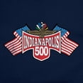 thumbnail image 6 of Icon Sports Officially Licensed Indianapolis 500 Cotton T-Shirt – Unisex Adult - IMS778CT Navy S, 6 of 7