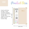 thumbnail image 3 of Khaki Planner 2026-2027, A4 (11" x 8.5"), July 2026 - June 2027 | Academic Year Monthly and Weekly Calendar Planner , Planning Agenda Book Office Supplies, 3 of 8