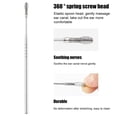 thumbnail image 1 of Ear Pick Ear Wax Removal Stainless Steel Tool Stainless Steel Ear Curette Earwax Remove Tools, 1 of 9
