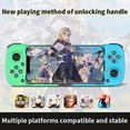thumbnail image 2 of Gamepad de teléfono móvil controlador compatible con Bluetooth para PUBG (azul verde) WDOplteas  Para estrenar, 2 of 9