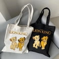 thumbnail image 2 of Bolso de mano de lona estilo años 90 Y2k de Disney El Rey León, bolso de hombro ecológico Hakuna Matata, bolso de compras para mujer, bolso de mano para mujer, 2 of 5