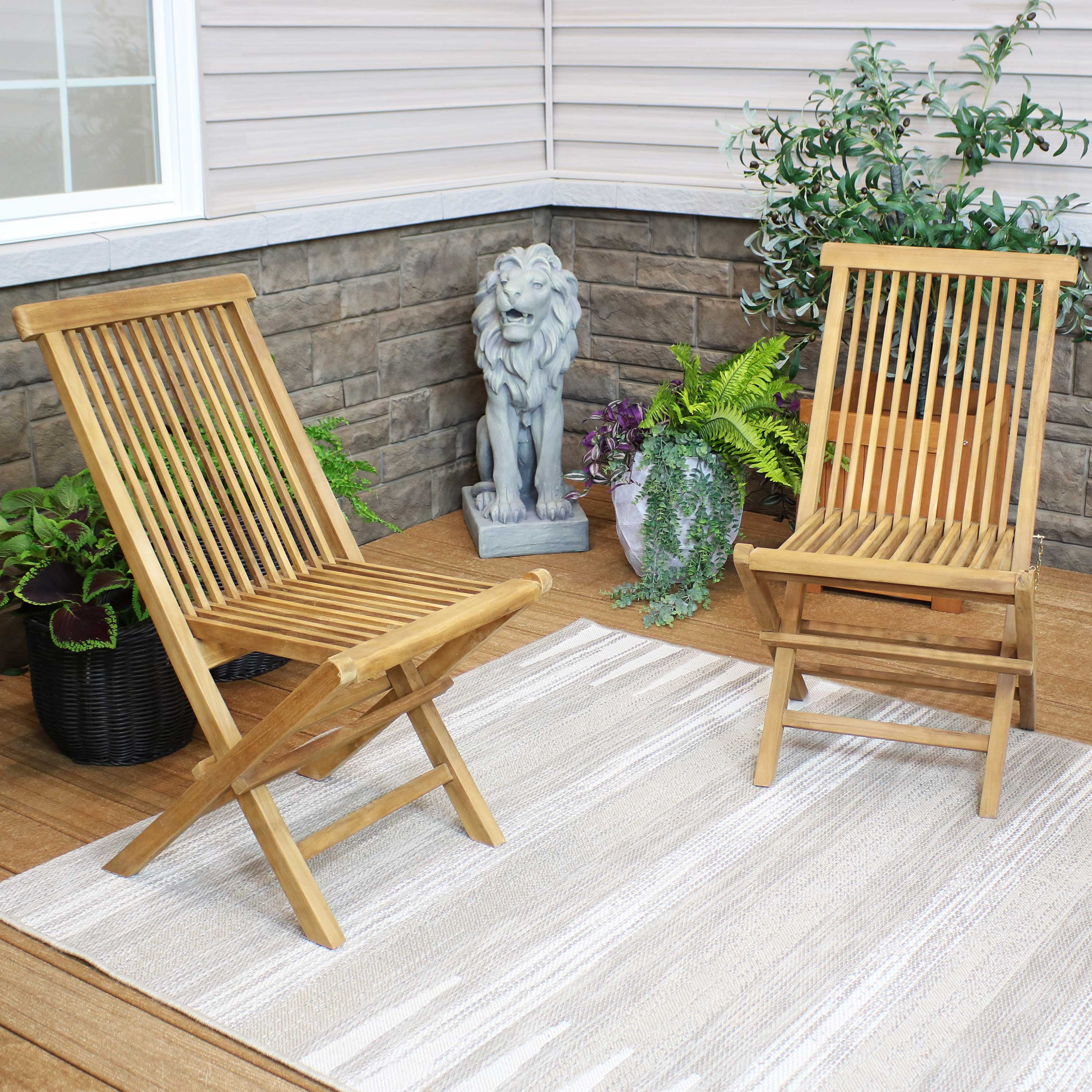 Outdoor Teak Furniture In Winter