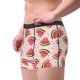 thumbnail image 2 of Balery Hand Drawn Watermelon Calzoncillos bóxer para hombre, ropa interior de algodón suave y transpirable con cinturilla de nailon-Medium, 2 of 5