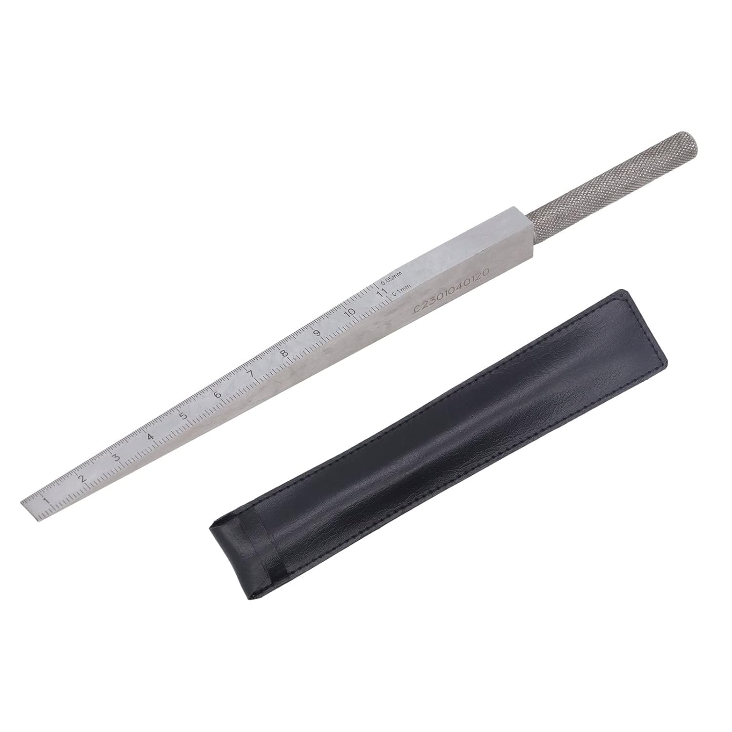 Gamvdout Hole Feeler 22×5×4 Taper Welding Feeler Stainless Steel Hole Measure Tool 2 Scale 0.5 11mm