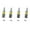 T9, variant on Mosiee 4Pcs Magnetic for Hex Head Screw Driver Bit 1/4Inch Hex Shank 25mm Spanner Sockets Sleeve Nozzles Nut Driver Set T6