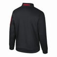 thumbnail image 3 of Men's Colosseum Black Louisville Cardinals Mainframe Quarter-Zip Fleece Jacket, 3 of 3