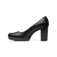 thumbnail image 4 of Zapatilla de Piel Negro Con Plataforma Flexi Mujer Formal 105801 negro 25.5 Flexi 105801, 4 of 5