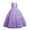 Purple, variant on 5-6 Years Party Girl Dresses Kids Princess Dress Snowflake Pattern Net Yarn Long Dress Canonicals Girls Christmas Dresses
