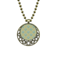 thumbnail image 1 of Plantas de col verde Patron decorativo Colgante Estrella Collar Luna Cadena Joyas Unbranded M, 1 of 3