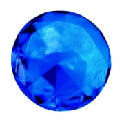 Big 60mm Cobalt Blue 60 mm Cut Glass Crystal Giant Diamond Jewel Paperweight Gem
