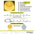 thumbnail image 2 of Luces de navidad 500 led serie JUMBO SIZE interior / exterior jardín fachada Decoración Navidad eventos bodas Artego  LED christmas string lights con temporizador Cálida, 2 of 9