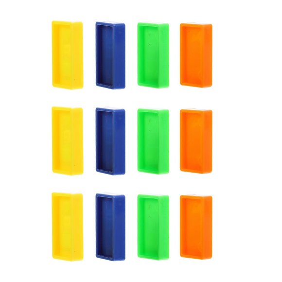 5 Bags of Domino Train Toys Kids Early Educational Dominoes Game Toys Random Color