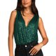thumbnail image 3 of Body de lentejuelas sin mangas, Body sin mangas con escote en V y lentejuelas para mujer, Body de lentejuelas con escote en V, probado y confiable, 3 of 8