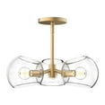 thumbnail image 2 of Alora Lighting PD648315MB Willow 3 Light 16" Wide Chandelier - Black, 2 of 5