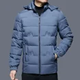 thumbnail image 2 of Chaquetas de plumas para hombre Abrigo acolchado con capucha para hombre Ropa de invierno Parkas Reseñas coreanas Muchos acolchados en promoción Ropa cálida de lujo, 2 of 5