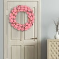 thumbnail image 5 of Junepar Easter Wreaths for Front Door 11" Boho Grapevine Easter Spring Door Wreath with Pink Eggs for Indoor Outdoor Window Mantel Farmhouse Wall Party Decor, 5 of 7