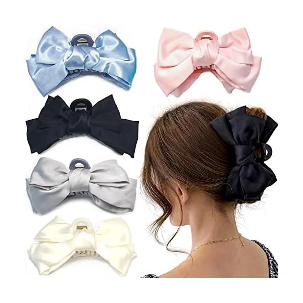 wonima11 5 Inch Hair Claw Clips for Women Girl with Long Thick Hair 5 Color