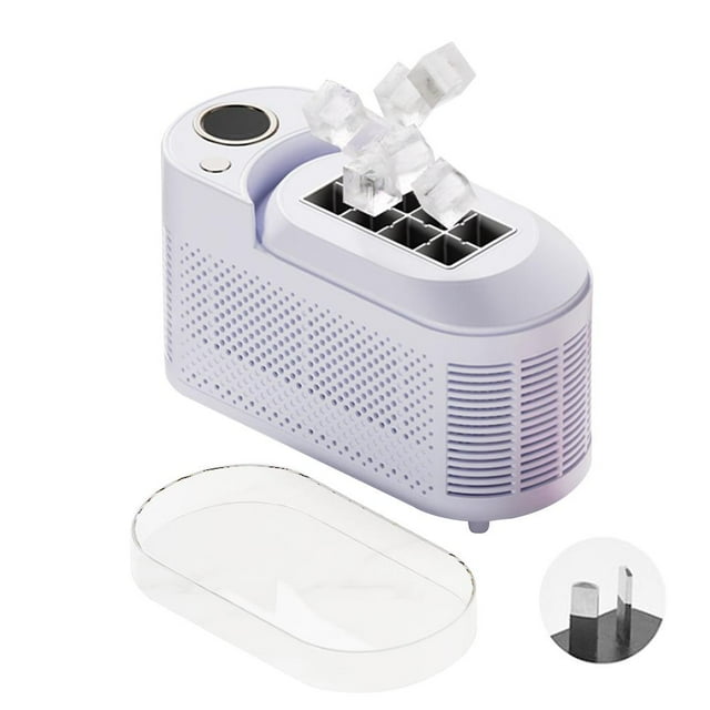 SHANGYU Ice Maker Countertop, Personal Countertop Ice Maker, Self-Cleaning Ice Cube Makers with Basket and Tweezer, Portable Ice Maker Machine With Dual Ice Modes, for Home, Kitchen, Camping, RV