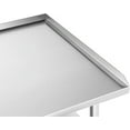 thumbnail image 6 of AmGood 24" Long x 24" Deep Commercial Work Table with Backsplash and Sidesplashes | Stainless Steel Prep Table for Kitchen, Restaurant, Garage, Laundry | NSF, 6 of 6
