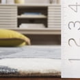 thumbnail image 5 of SAFAVIEH Jardin Aiden Leaves Area Rug, Gray/Beige, 6' x 6' Square, 5 of 11