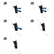 PF Knee Brace Lateral, J Buttress, Hinges, Pads Left Leg (Black) Large by ACTIMOVE