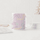 thumbnail image 1 of Taza de Ceramica Blanca Juana Gallo con Diseño de Colores Pastel, 1 of 4