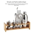 thumbnail image 3 of Soporte Para Herramientas De Barman, Práctico Soporte Portátil Compacto De Madera De Bambú Para Organizar El Kit De Barman Para El Hogar, 3 of 7