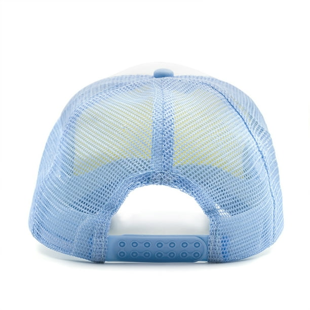 ALO Yoga Kids Pastel Blue Mesh Trucker Hat Alo Performance District Trucker Hat - Bluestone - Hats  main image 4