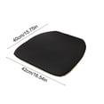 thumbnail image 3 of Leodye 1PCS Summer Flax Linen Horseshoe Chair Cushion, Strap Anti-slip Fixed Design, Soft Seat Pad for Household Dining Chair Daily Use -16.53x15.74in, 3 of 6