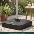 thumbnail image 5 of ELLEGNT 375 LBS Cantilever Umbrella Base with Wheels - Heavy-Duty Outdoor Stand for Patio or Garden, 5 of 10