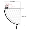 thumbnail image 2 of Bolsa impermeable para soporte de filtros de café, divisor incorporado con gancho (blanco), 2 of 3