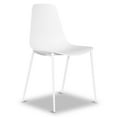 thumbnail image 5 of Poly and Bark Poly & Bark Isla Modern Dining Chairs (Set of 4) - Indoor or Outdoor Use White, 5 of 5
