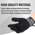 thumbnail image 4 of Multi-Purpose Construction Gardening Utility Mechanic Work Gloves Gray 2Pairs, 4 of 5