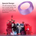 thumbnail image 3 of Gift Wrap Ribbon Wedding Decorations Clothes Making Supply DIY Craft Accessories Light-weight Polyester Ribbons for Ornaments Light Purple 113, 3 of 6