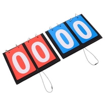 RENACLIPY 2-Pack Score Keeper Scoreboard PVC Multi-Use for Sports, Referees, Coaches, and Organizers
