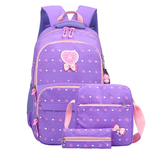 Jumpingount con estampado de para estudiantes, de moda para niños de primaria, libro de calidad, adolescentes, niñas, Mochilas Violeta